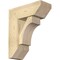 Ekena Millwork Westlake Slat Rough Sawn Bracket w/ Offset Brace, Douglas Fir, 8"W x 20"D x 24"H BKT0806X20X24WTL06RDF - alternate 1